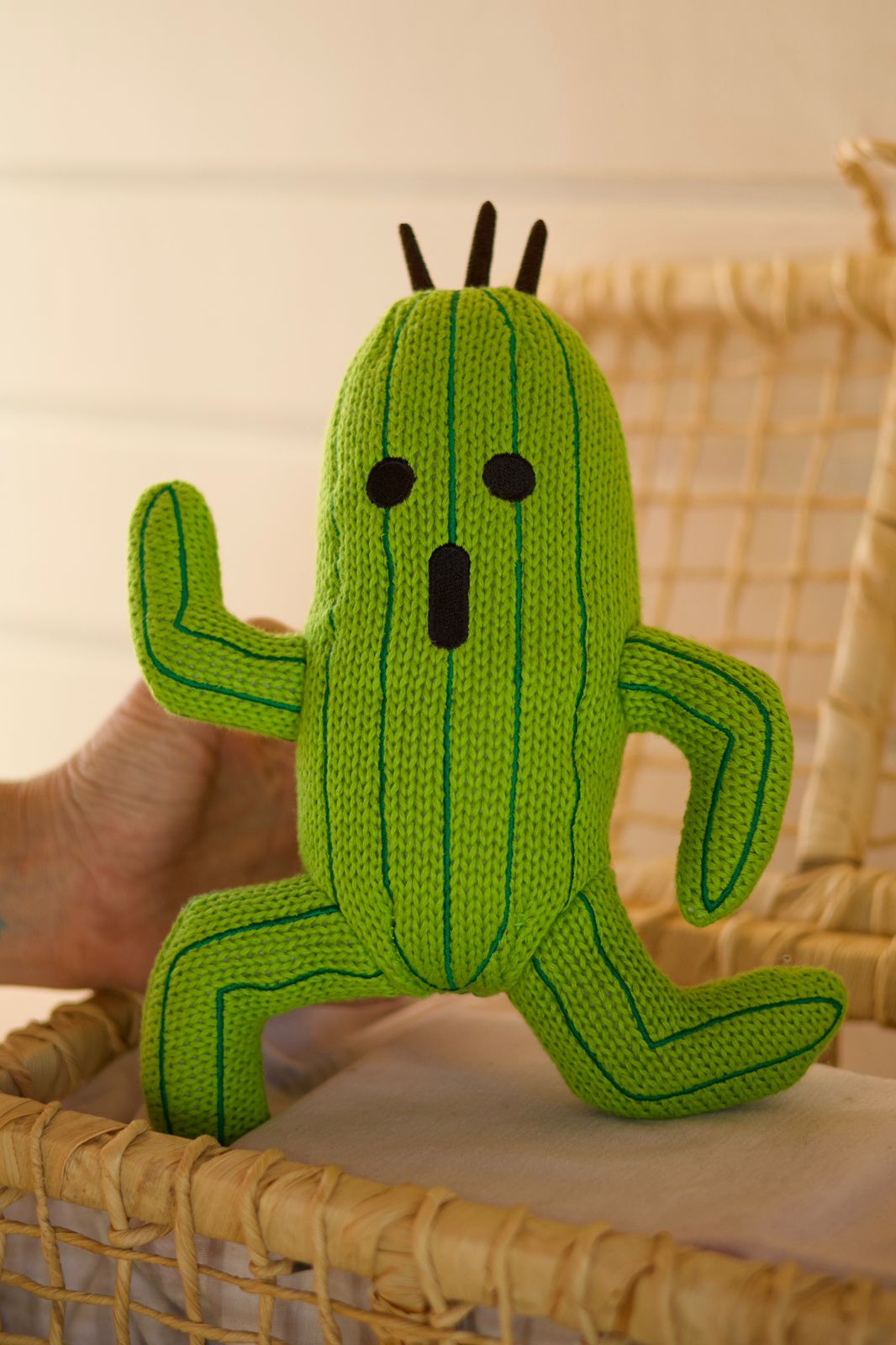 Pelúcia tricotada ORIGINAL CACTUAR Final Fantasy Square Enix