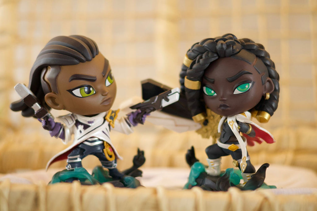 League of Legends Senna & Lucian DUO Conjuto Figure Original