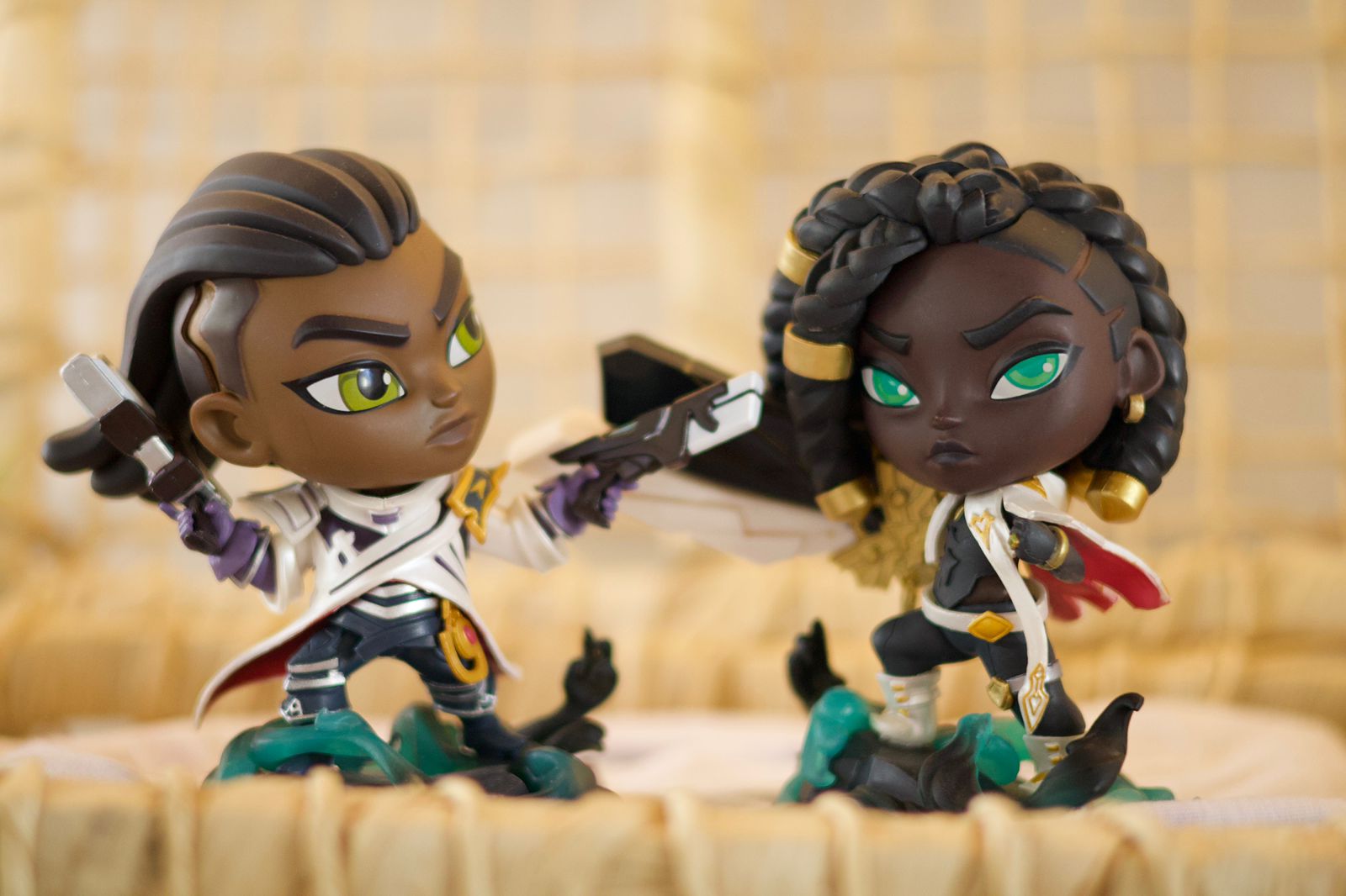 League of Legends Senna & Lucian DUO Conjuto Figure Original